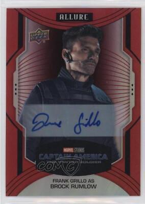 2023 2022 Allure Frank Grillo as Brock Rumlow [Red Auto] #130 card