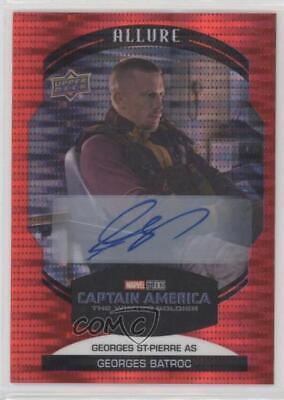 2023 2022 Allure Georges St-Pierre as Georges Batroc [Red Auto] #27 card