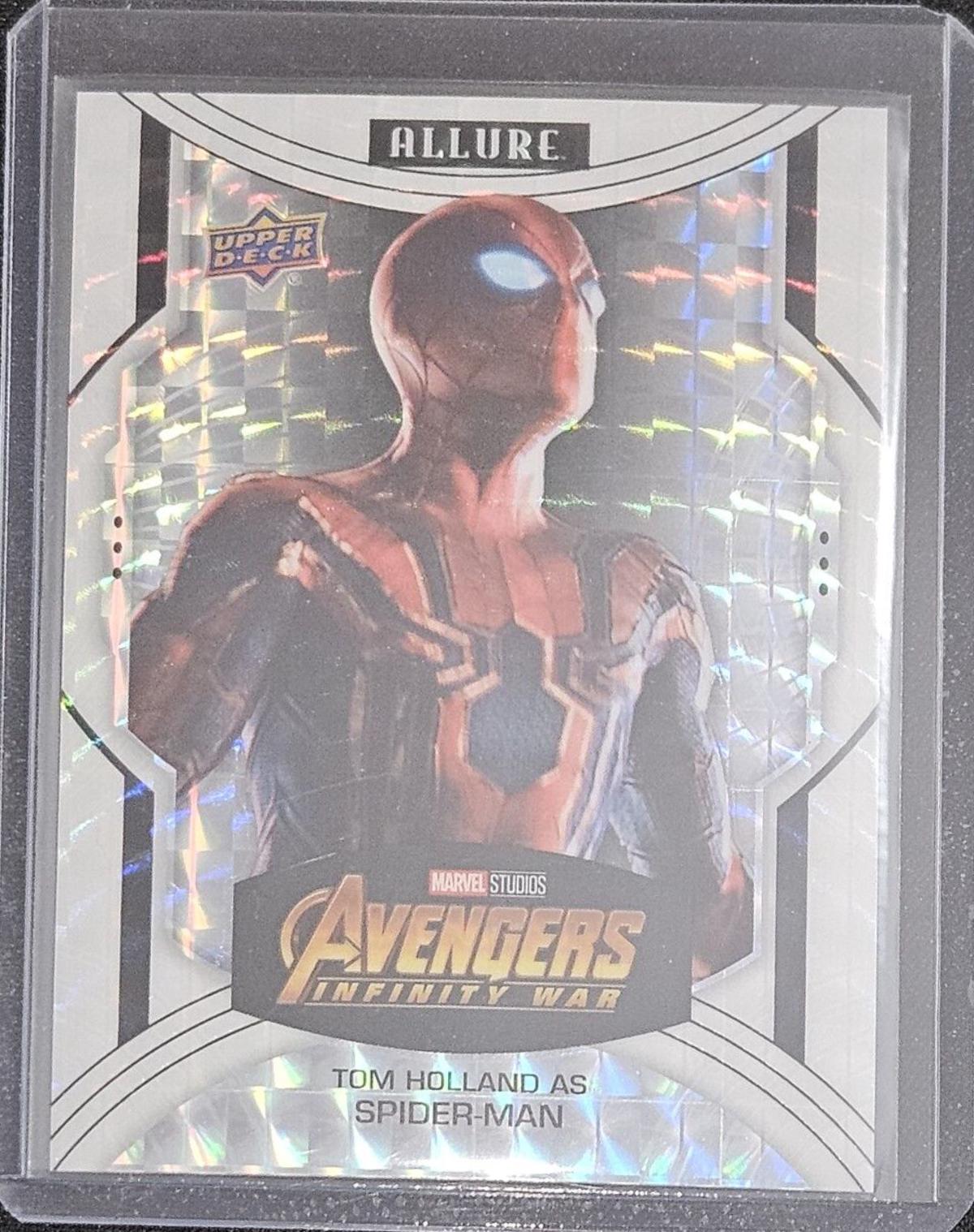 2023 2022 Allure Tom Holland as Spider-Man [White Diamond] #122 card