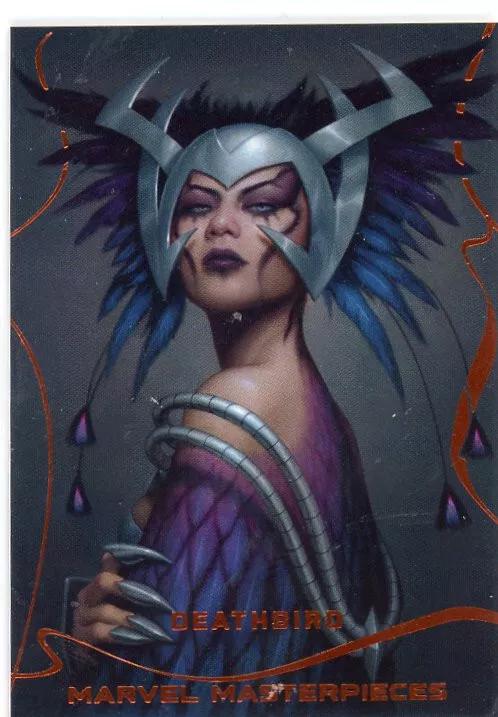 2023 2022 Masterpieces Deathbird [Orange Foil] #1 card