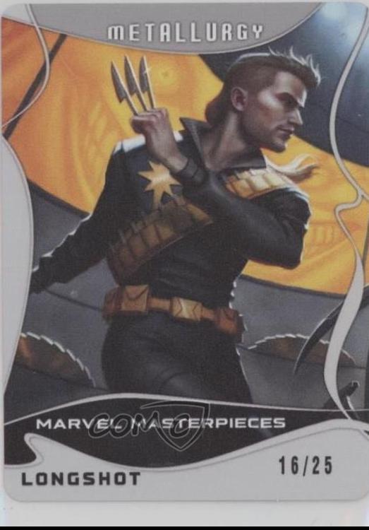 2023 2022 Masterpieces Longshot [Metallurgy] #17 card