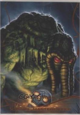 2023 2022 Masterpieces Man-Thing [Orange Foil] #27 card