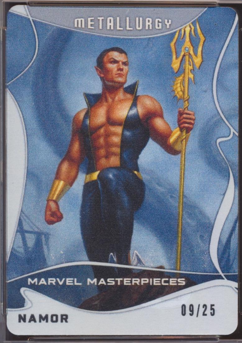 2023 2022 Masterpieces Namor [Metallurgy] #32 card