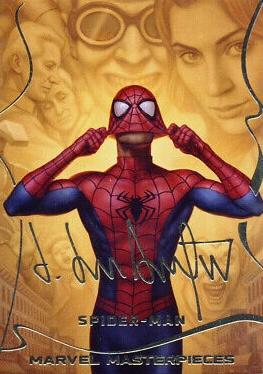 2023 2022 Masterpieces Spider-Man [Gold Foil] #87 card