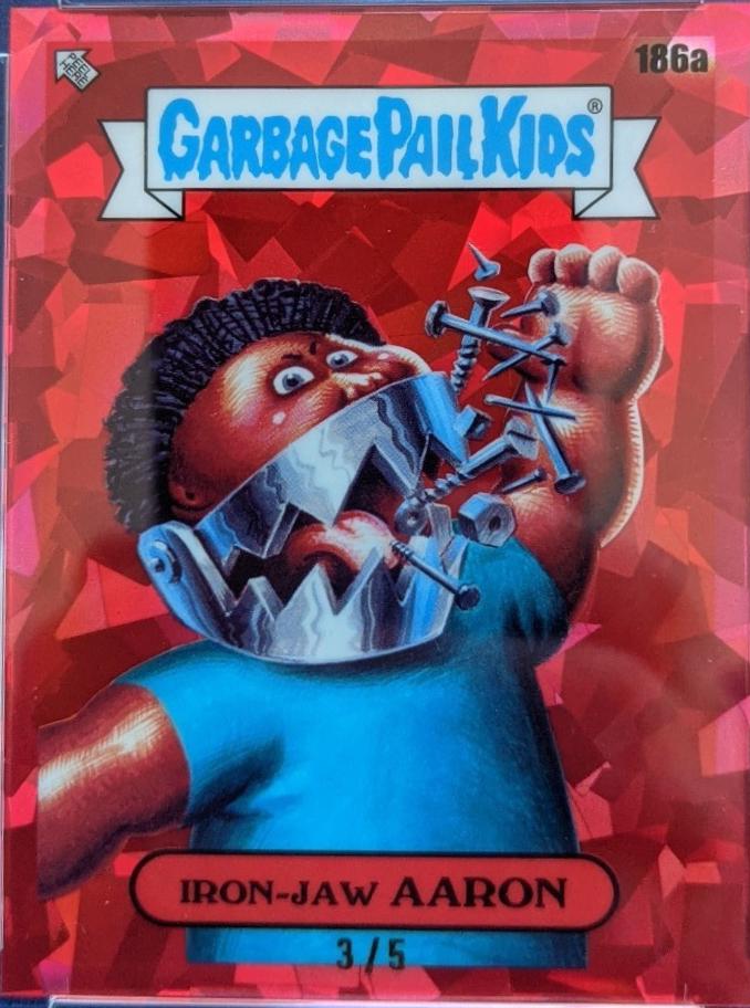 2023 2022 Sapphire Iron-Jaw AARON [Red] #186a card