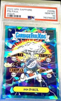 2023 2022 Sapphire Pin PAUL [Aqua] #209b card