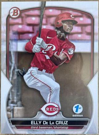 2023 Bowman 1st Edition Elly De La Cruz #BPPF-65 card