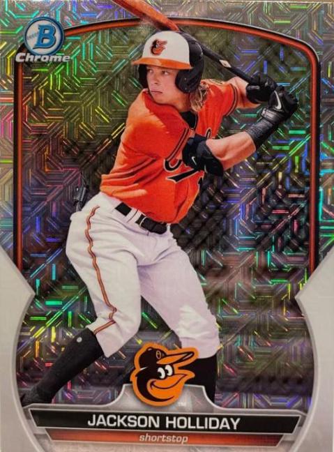 2023 Bowman Chrome Prospects Jackson Holliday [Mega Box Mojo Refractor] #BCP-20 card