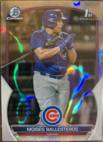 2023 Bowman Chrome Prospects Moises Ballesteros [Lava] #BCP-11 card