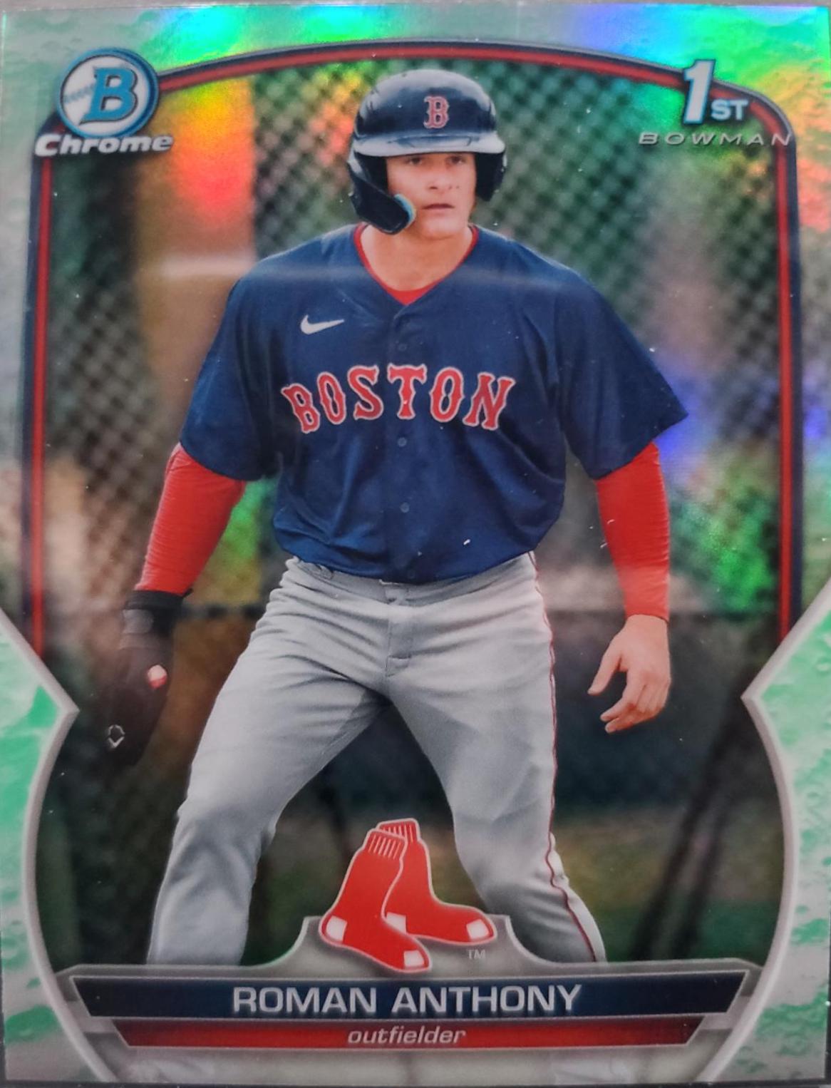2023 Bowman Chrome Prospects Roman Anthony [Lunar Glow] #BCP-71 card