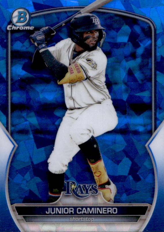 2023 Bowman Chrome Prospects Sapphire Junior Caminero #BCP-162 card