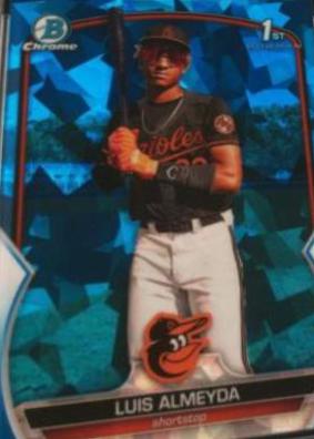 2023 Bowman Chrome Prospects Sapphire Luis Almeyda #BCP-194 card