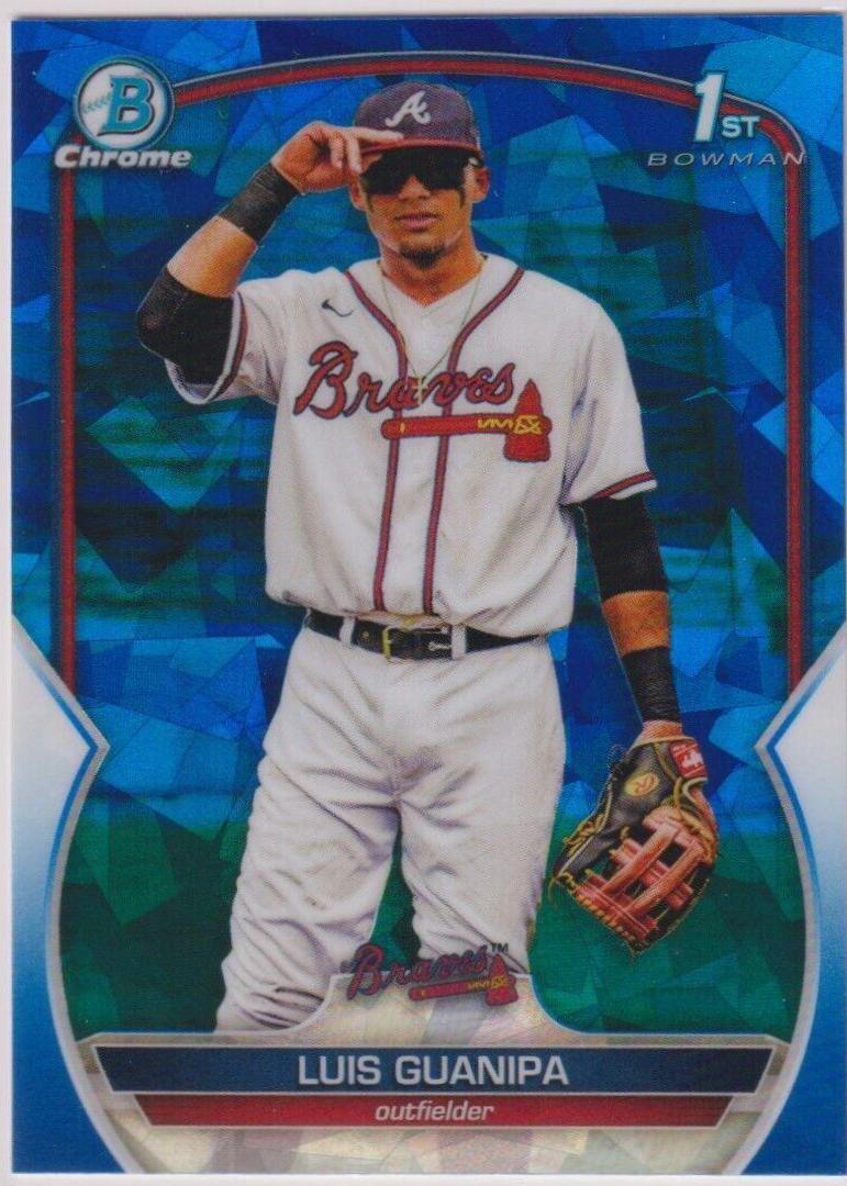 2023 Bowman Chrome Prospects Sapphire Luis Guanipa #BCP-200 card