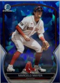 2023 Bowman Chrome Prospects Sapphire Marcelo Mayer #BCP-210 card