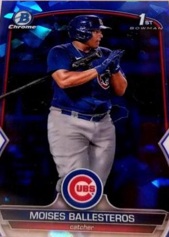 2023 Bowman Chrome Prospects Sapphire Moises Ballesteros #BCP-11 card