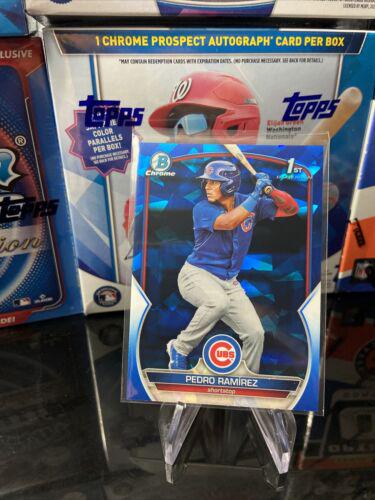2023 Bowman Chrome Prospects Sapphire Pedro Ramirez #BCP-2 card