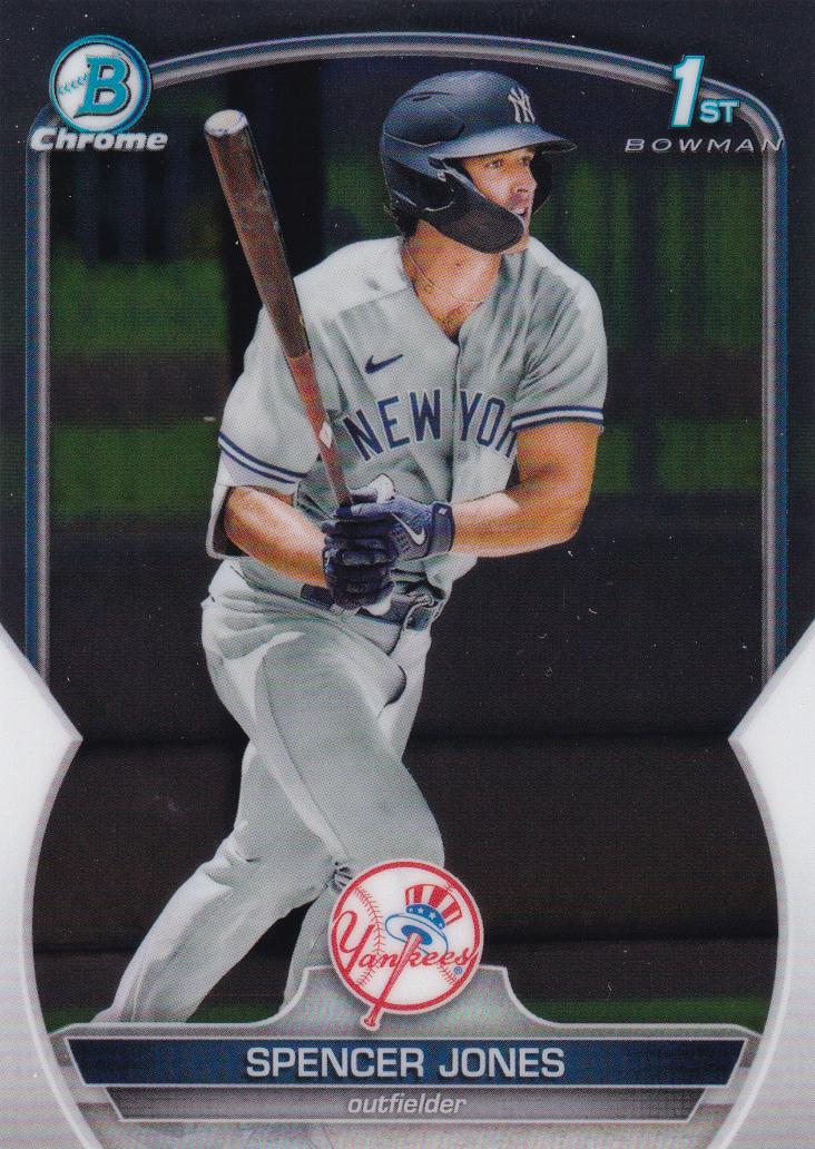 2023 Bowman Chrome Prospects Spencer Jones #BCP-139 card