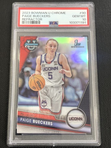 2023 Bowman Chrome University Paige Bueckers [Refractor] #90 card
