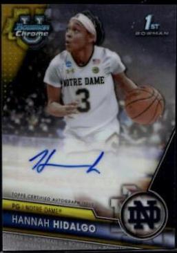 2023 Bowman Chrome University Prospects Autographs Hannah Hidalgo #BCPA-HH card
