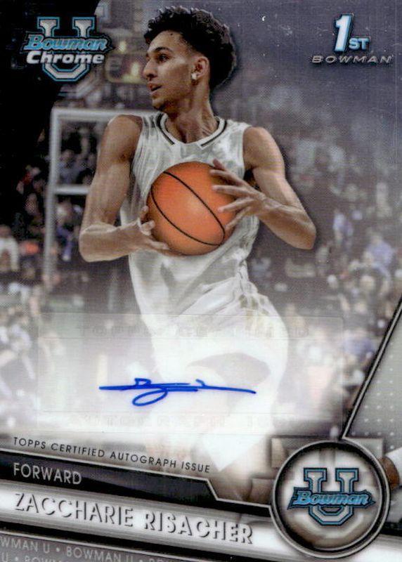 2023 Bowman Chrome University Prospects Autographs Zaccharie Risacher #BCPA-ZR card