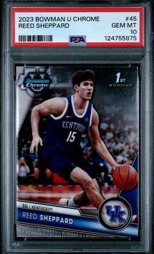 2023 Bowman Chrome University Reed Sheppard #45 card