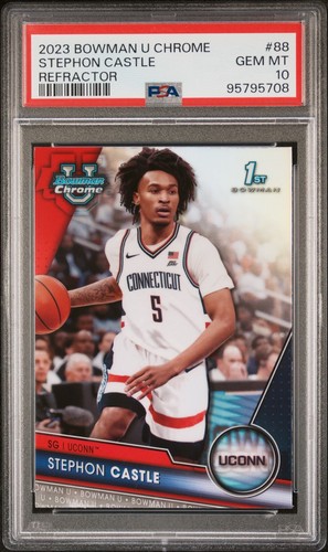 2023 Bowman Chrome University Stephon Castle [Refractor] #88 card