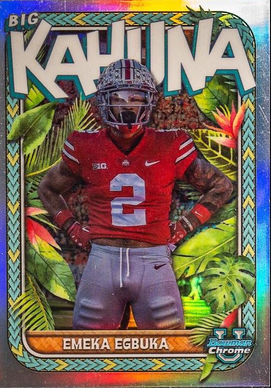 2023 Bowman Chrome University The Big Kahuna Emeka Egbuka #TBK-9 card