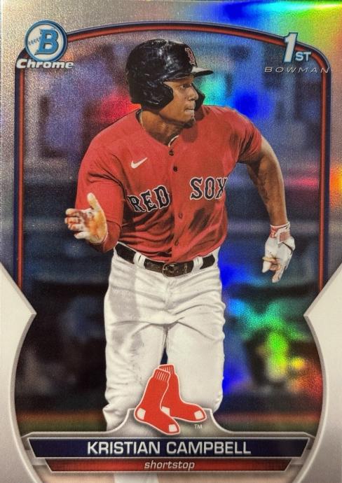 2023 Bowman Draft Chrome Kristian Campbell [Refractor] #BDC-125 card
