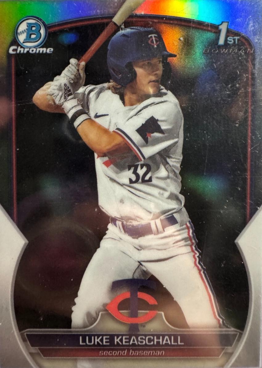 2023 Bowman Draft Chrome Luke Keaschall [Refractor] #BDC-53 card