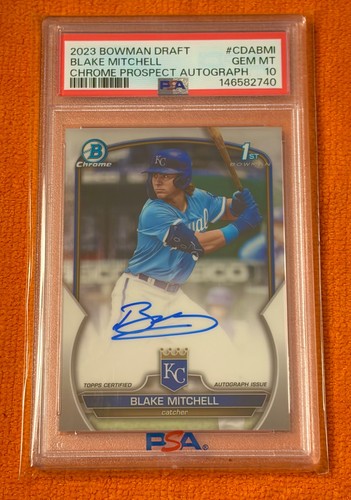 2023 Bowman Draft Chrome Prospect Autographs Blake Mitchell #CDA-BMI card