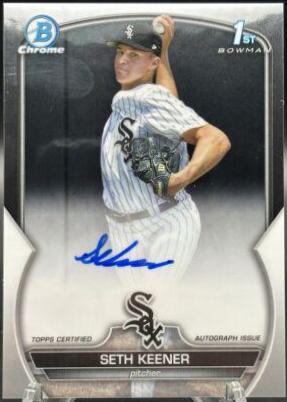 2023 Bowman Draft Chrome Prospect Autographs Seth Keener #CDA-SK card