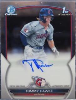 2023 Bowman Draft Chrome Prospect Autographs Tommy Hawke #CDA-THA card