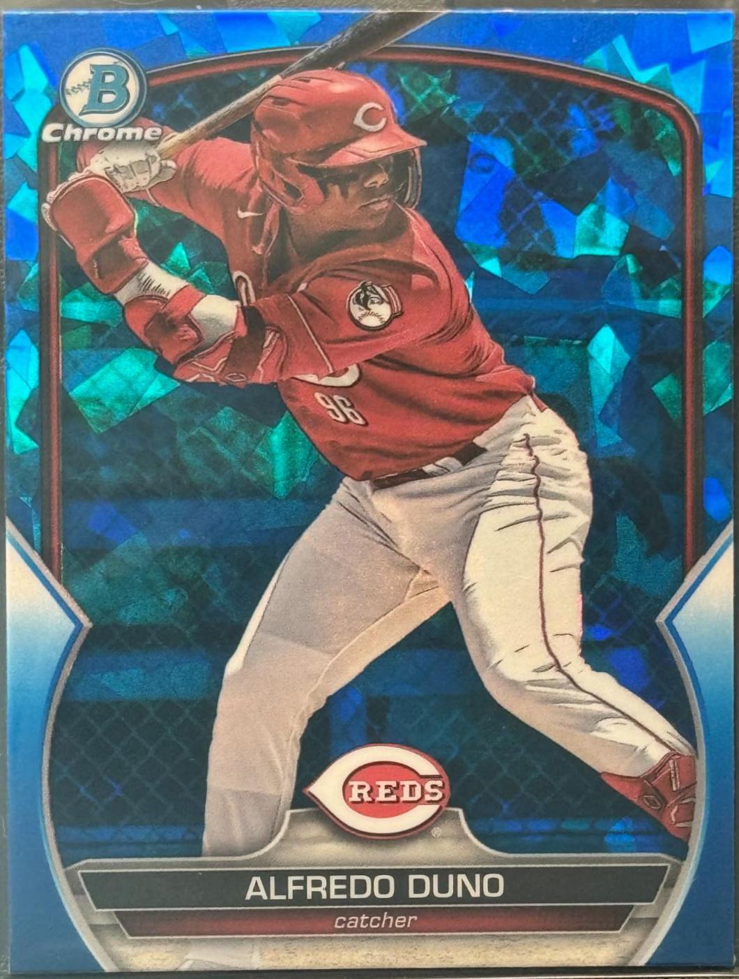 2023 Bowman Draft Chrome Sapphire Alfredo Duno #BDC-99 card