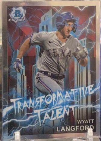 2023 Bowman Draft Transformative Talent Wyatt Langford #TT-18 card