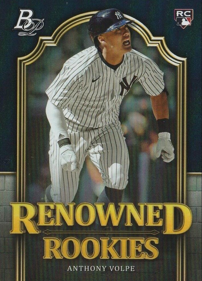 2023 Bowman Platinum Renowned Rookies Anthony Volpe #RR-20 card