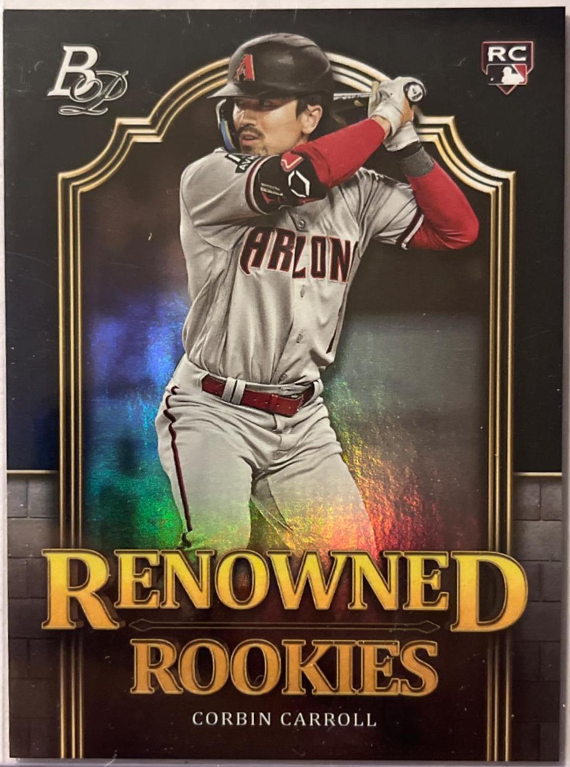 2023 Bowman Platinum Renowned Rookies Corbin Carroll #RR-7 card