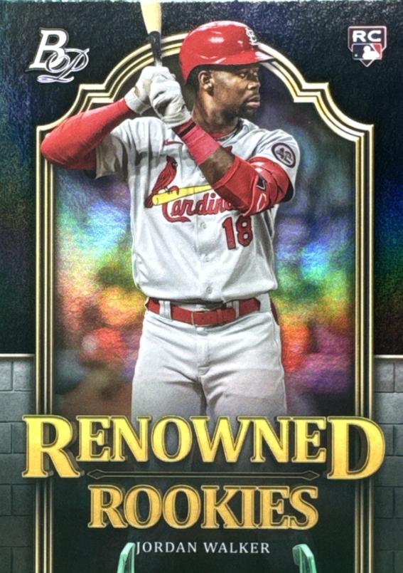 2023 Bowman Platinum Renowned Rookies Jordan Walker #RR-19 card