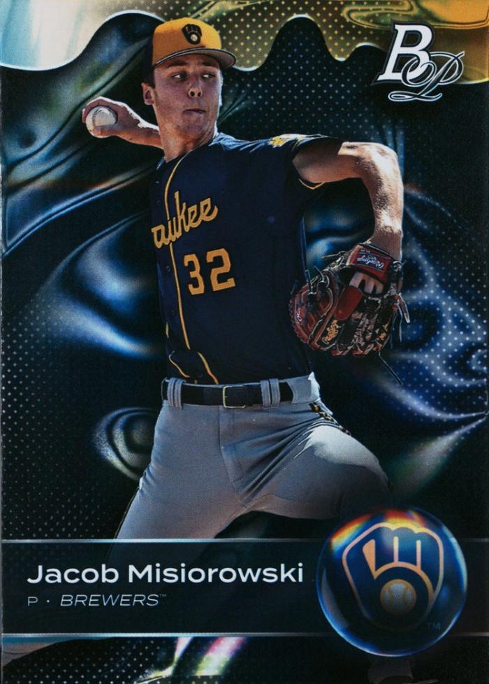 2023 Bowman Platinum Top Prospects Jacob Misiorowski #TOP-69 card