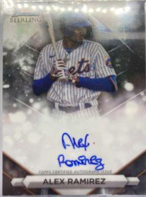 2023 Bowman Sterling Prospect Autograph Alex Ramirez #PA-AR card