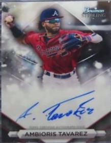 2023 Bowman Sterling Prospect Autograph Ambioris Tavarez #PA-AT card