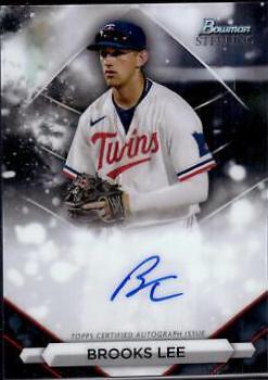 2023 Bowman Sterling Prospect Autograph Brooks Lee #PA-BL card