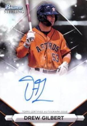2023 Bowman Sterling Prospect Autograph Drew Gilbert #PA-DG card