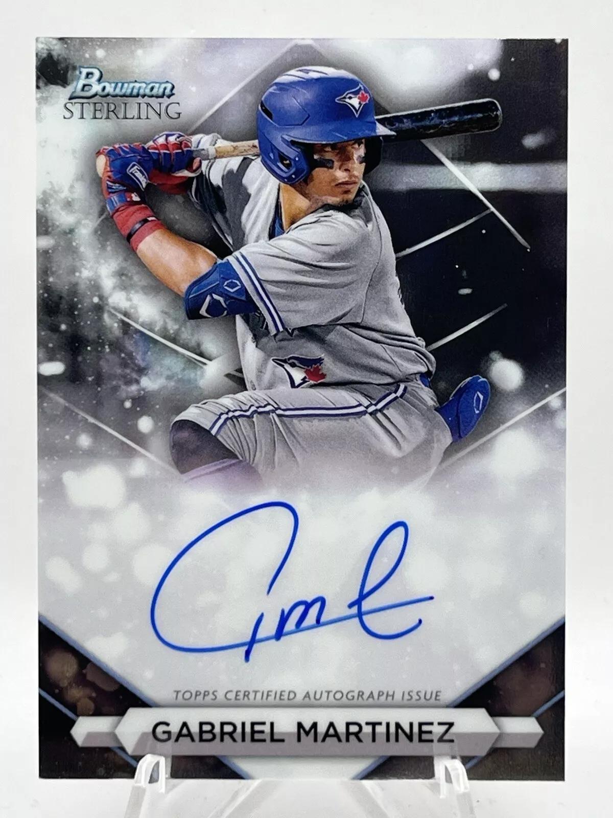 2023 Bowman Sterling Prospect Autograph Gabriel Martinez #PA-GM card