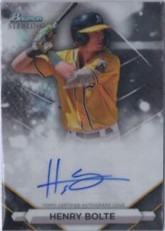 2023 Bowman Sterling Prospect Autograph Henry Bolte #PA-HB card