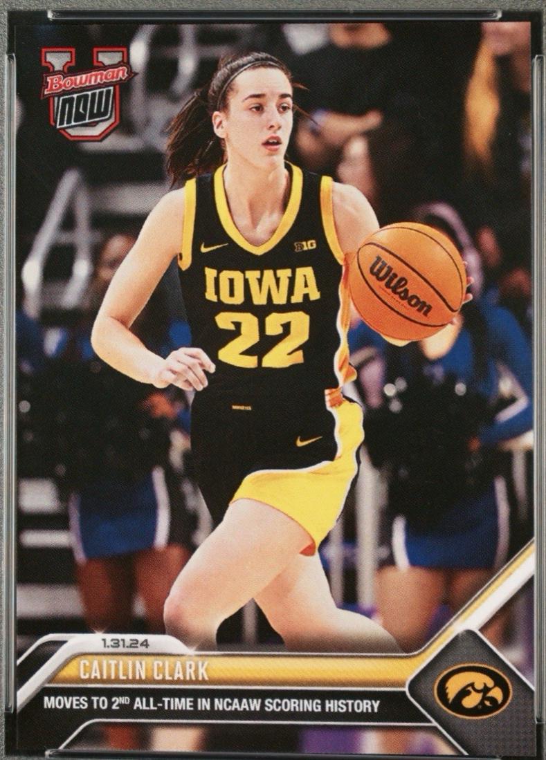 2023 Bowman U Now Caitlin Clark #41 card