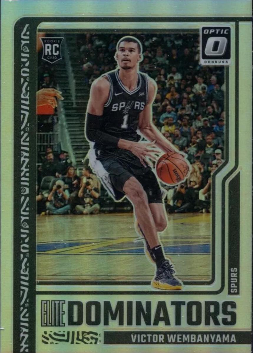 2023 Donruss Optic Elite Dominators Victor Wembanyama  [Holo] #18 card