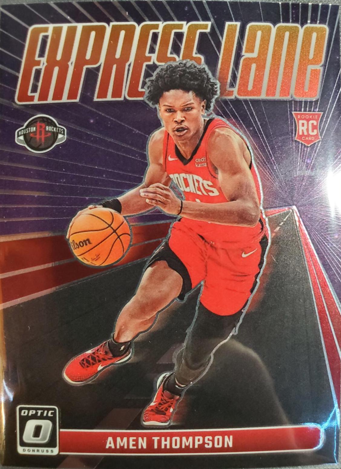 2023 Donruss Optic Express Lane Amen Thompson #2 card