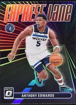 2023 Donruss Optic Express Lane Anthony Edwards  [Holo] #24 card