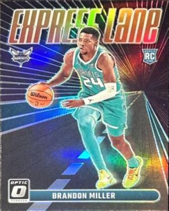 2023 Donruss Optic Express Lane Brandon Miller  [Purple] #3 card