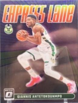 2023 Donruss Optic Express Lane Giannis Antetokounmpo  [Purple] #23 card